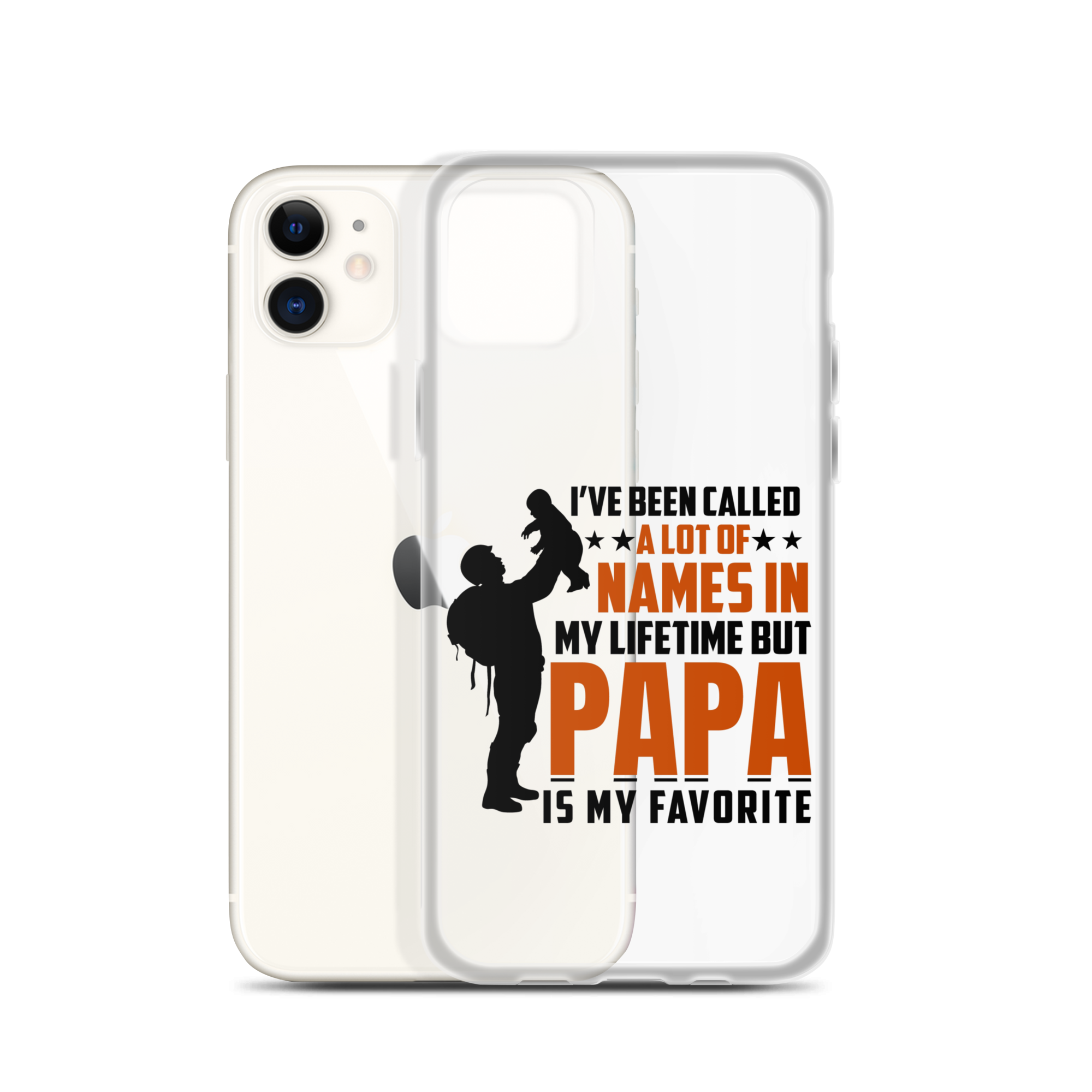 I've Been Called A Lot Of Names In My Lifetime But Papa Is My Favorite Clear Case for iPhone®