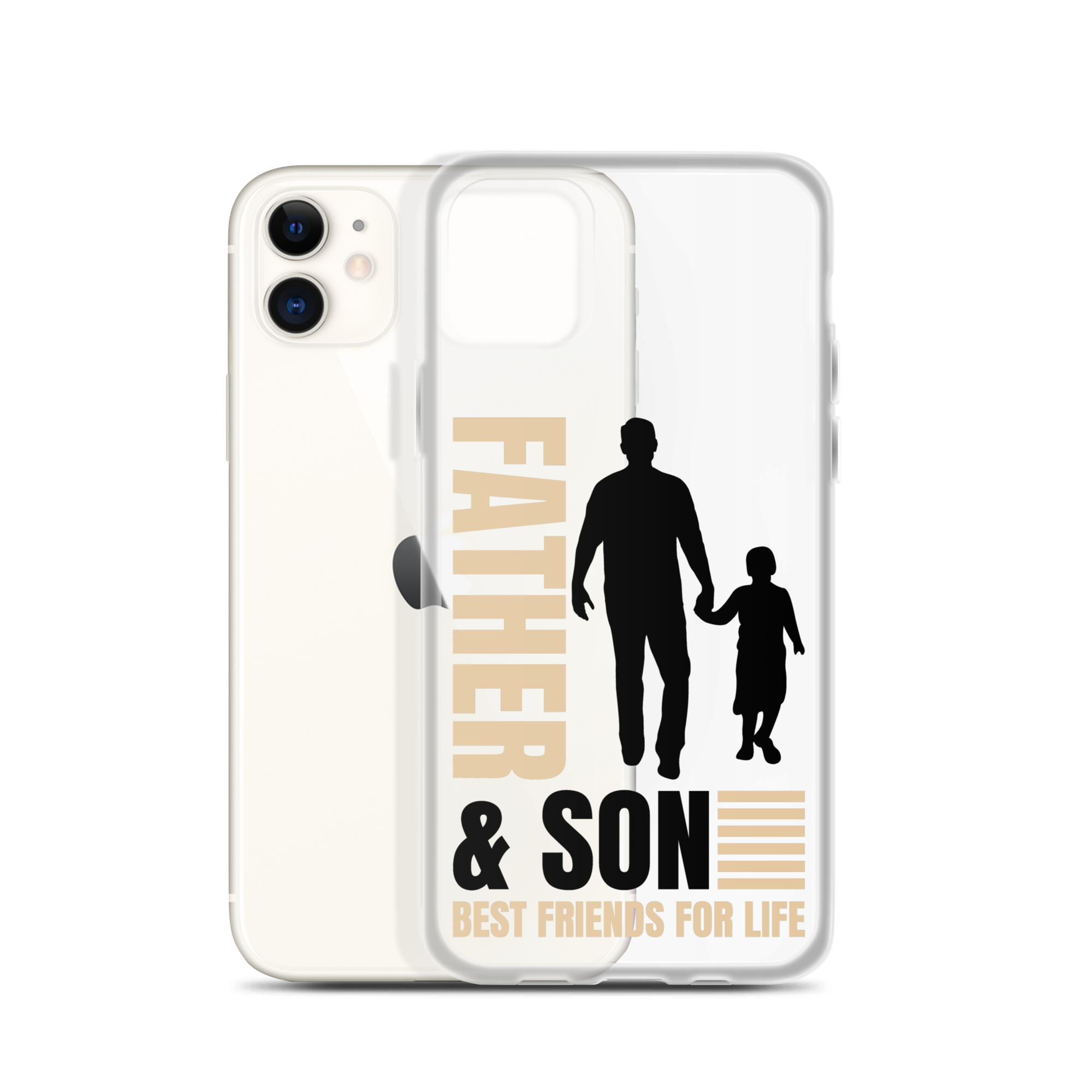 Father & Son Best Friends For Life Clear Case for iPhone®