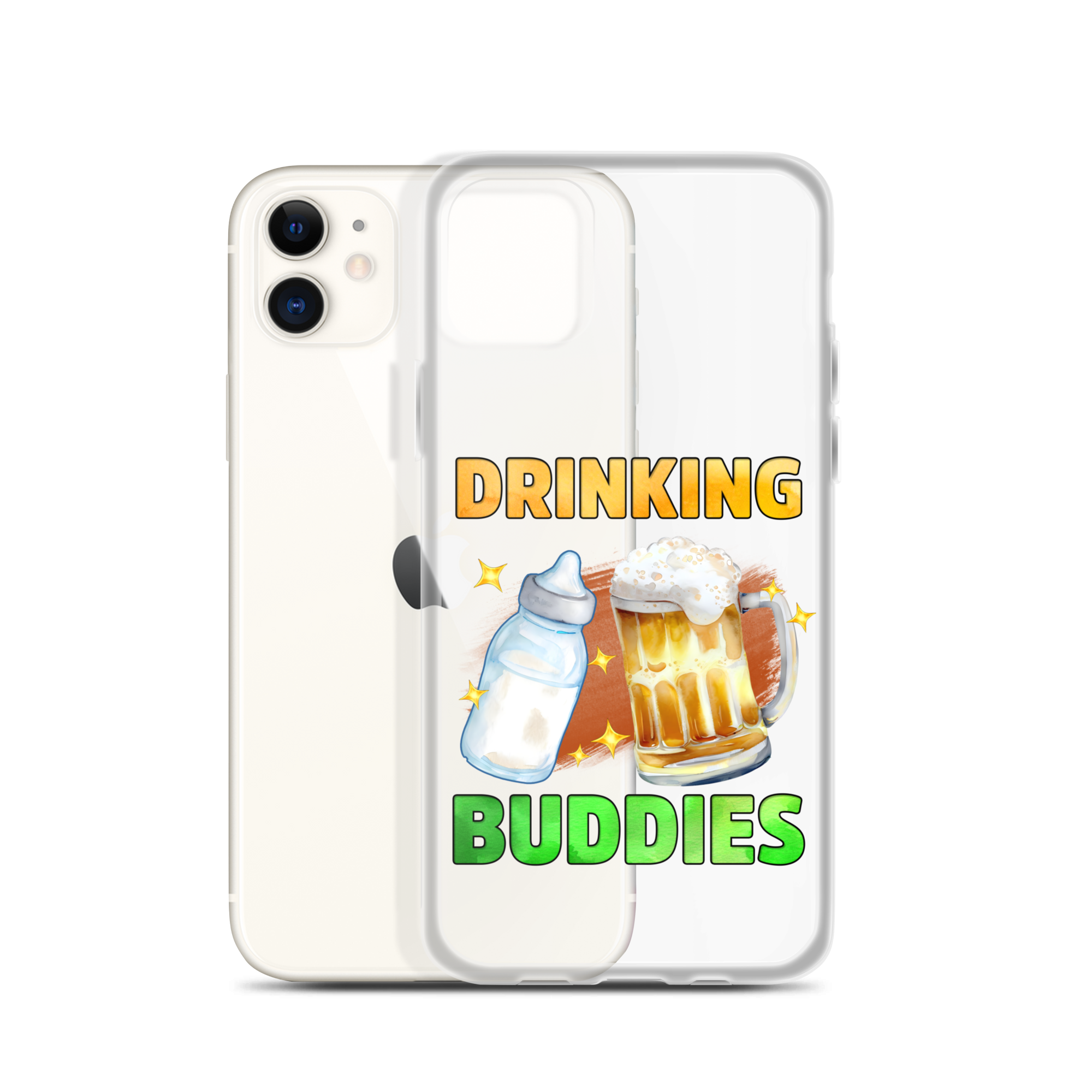 Drinking Buddies Clear Case for iPhone®