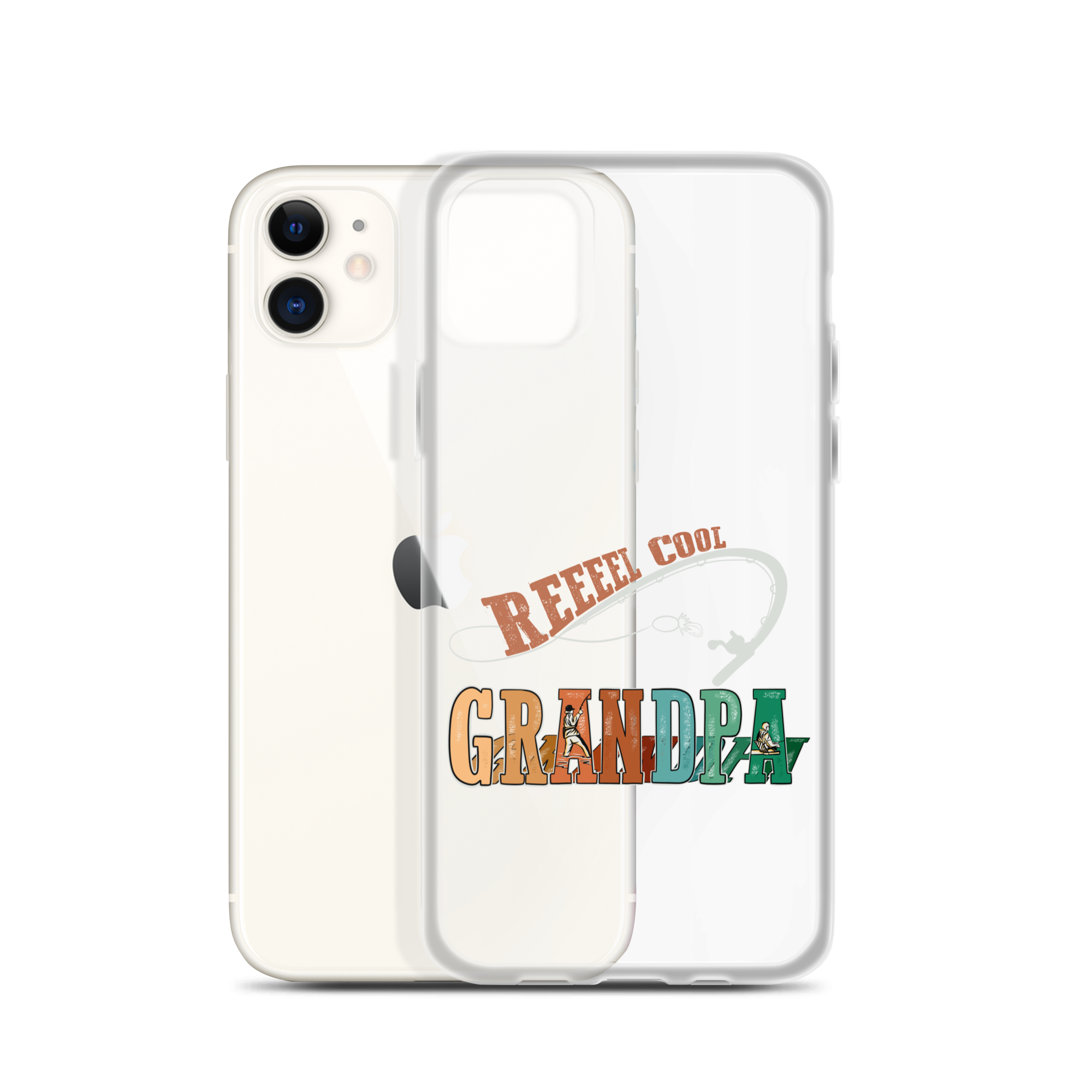 Reel Cool Grandpa Clear Case for iPhone®