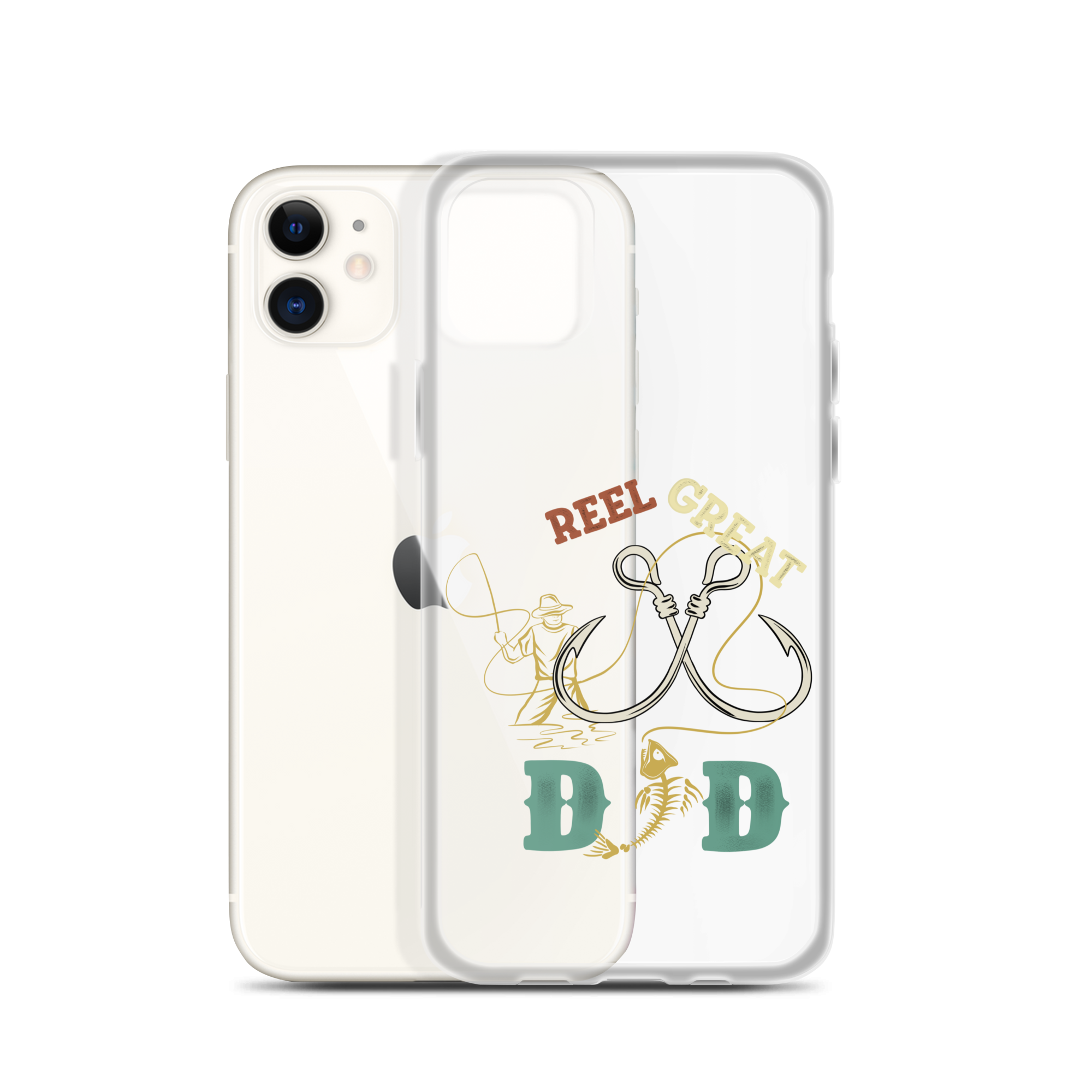 Reel Great Dad Clear Case for iPhone®