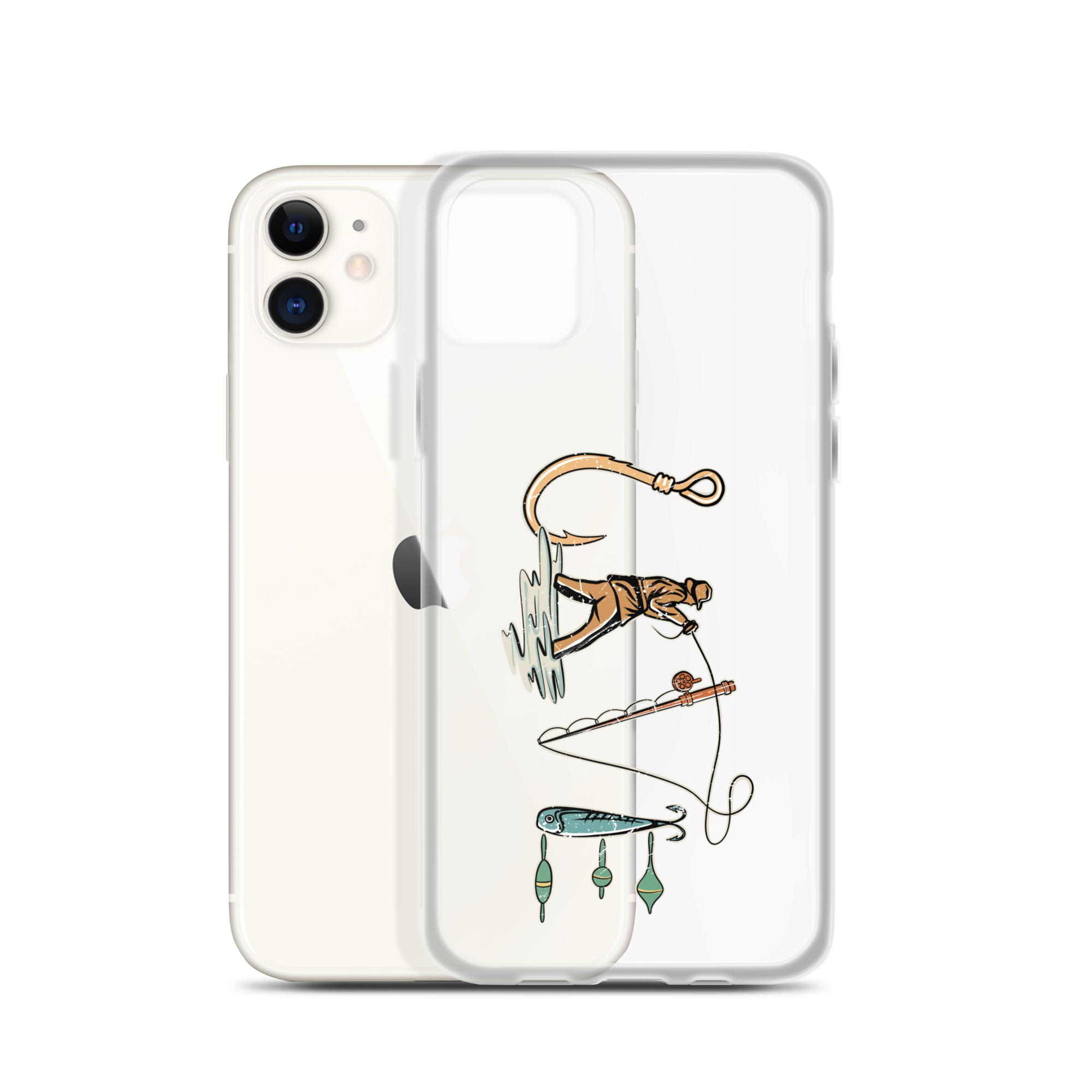 I Love Fishing Clear Case for iPhone®