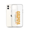 Grumpa Like A Regular Grandpa Only Geumpier Clear Case for iPhone®