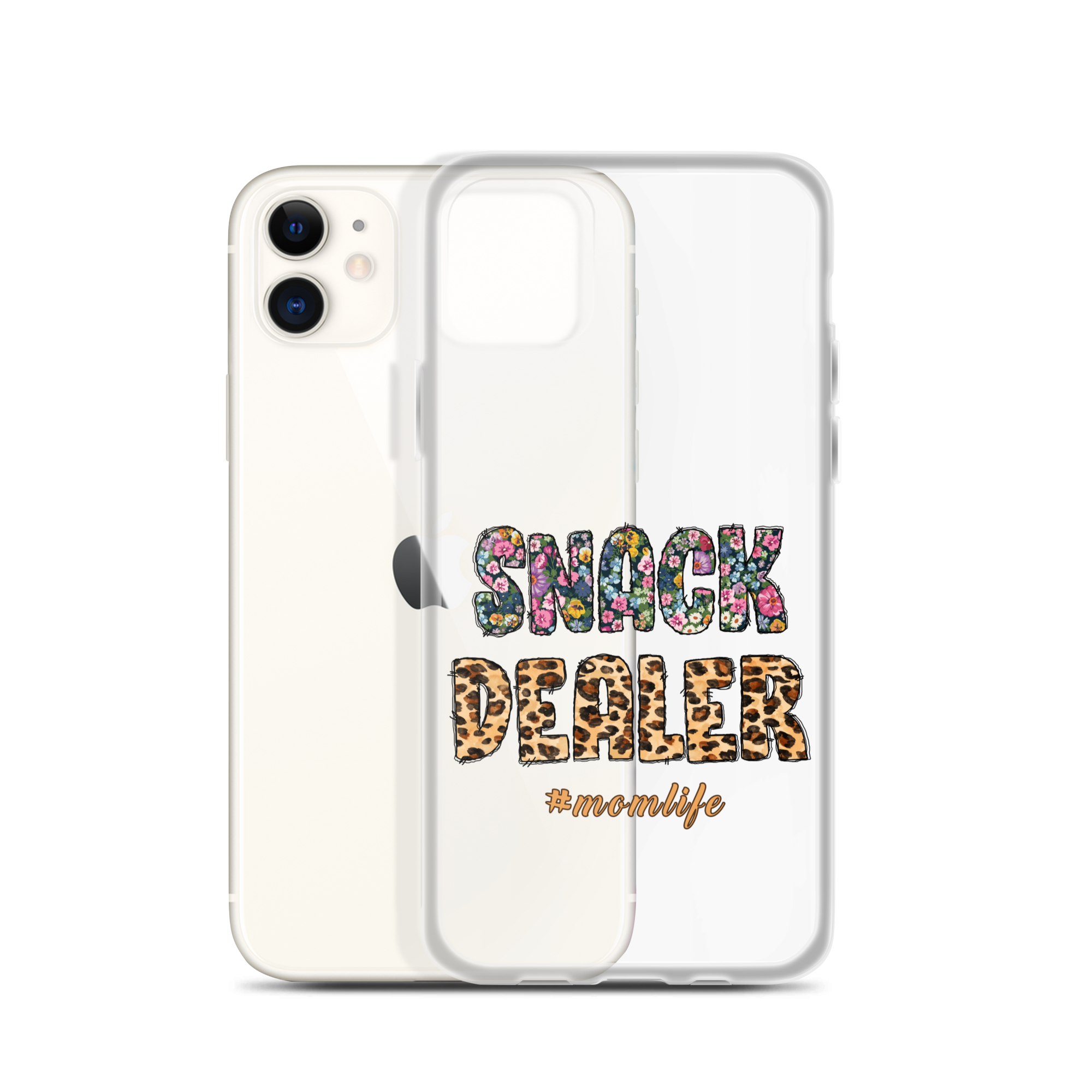 Snack Dealer #Momlife Clear Case for iPhone®