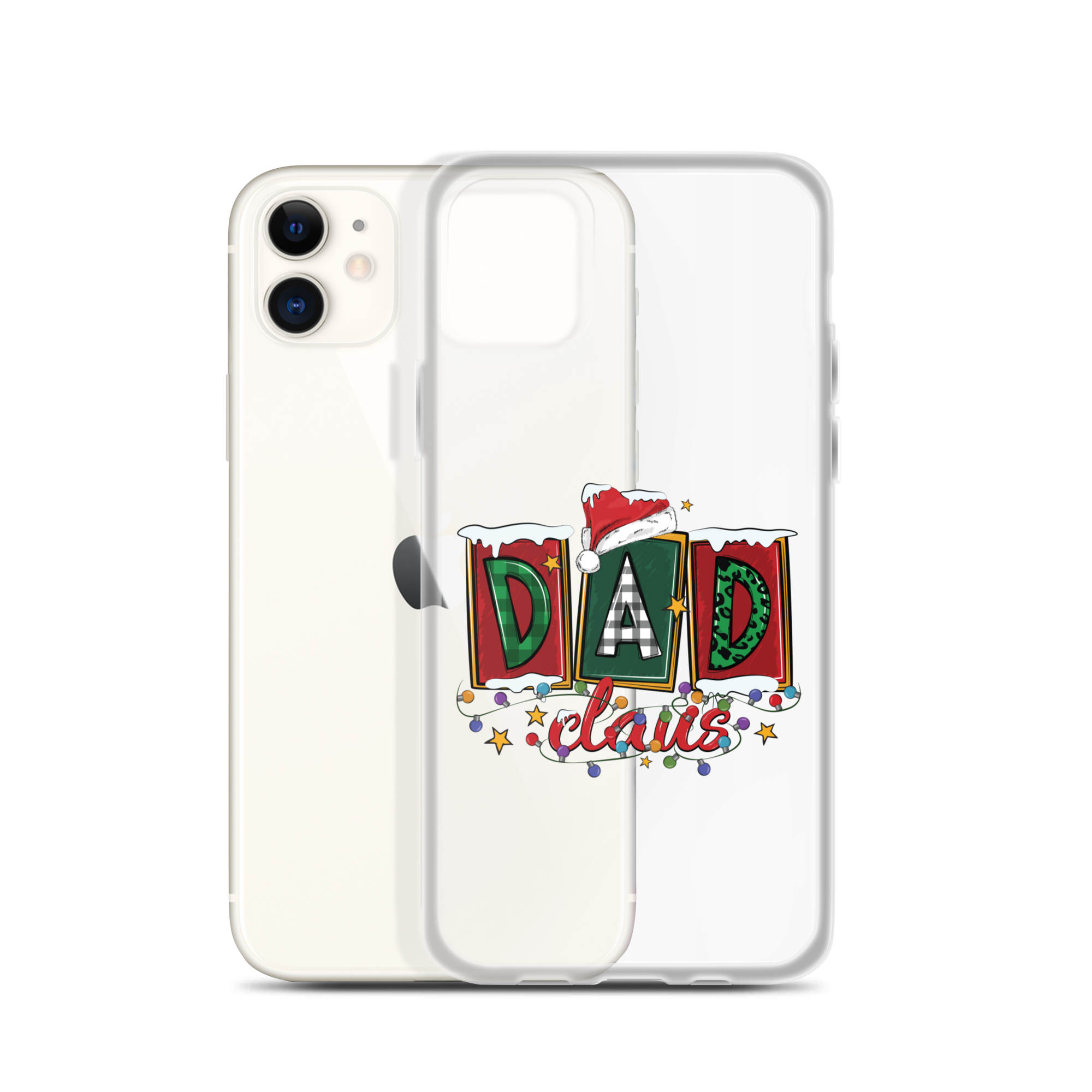 Dad Claus Clear Case for iPhone®