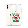 1st Christmas As A Dad Clear Case for iPhone®