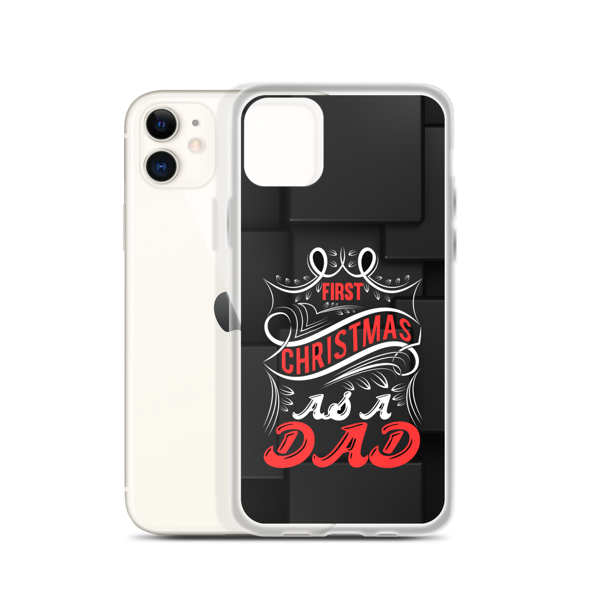 First Christmas As a Dad Clear Case for iPhone®