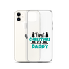 First Christmas As Daddy Clear Case for iPhone®