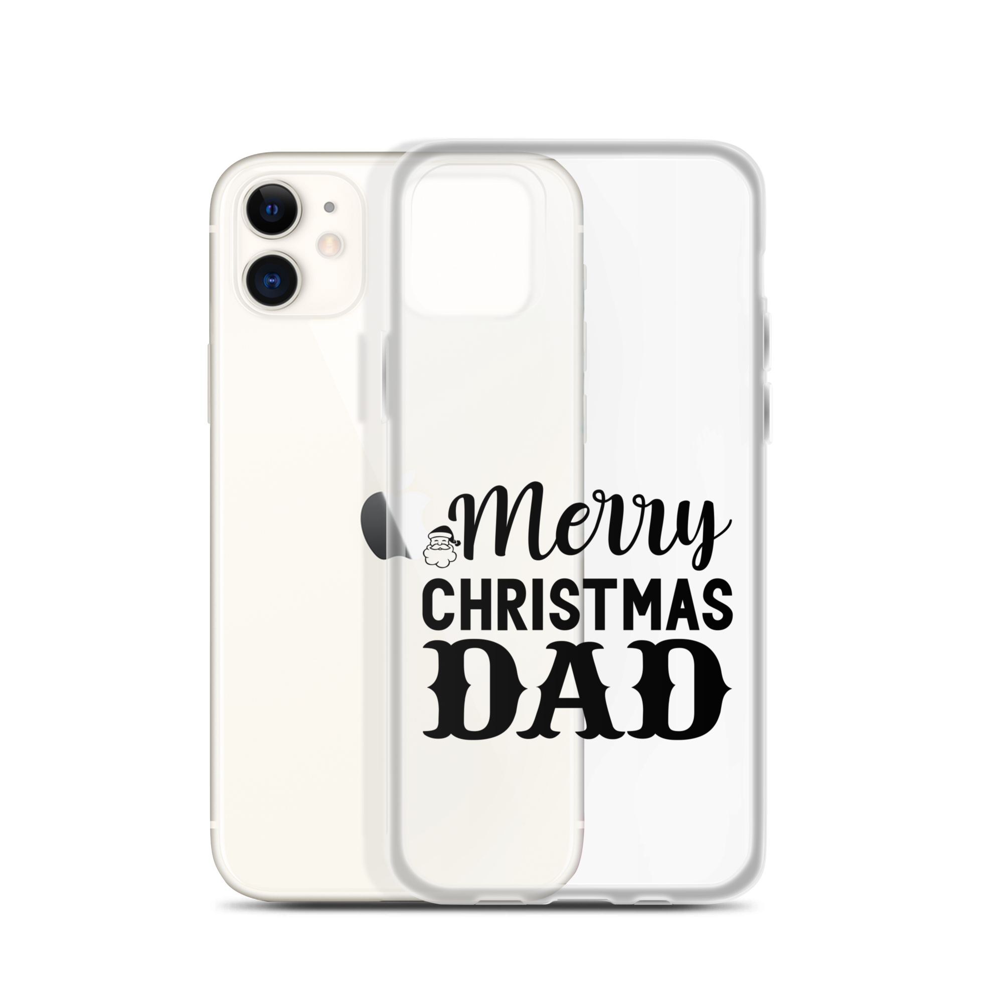 Merry Christmas Dad Clear Case for iPhone®