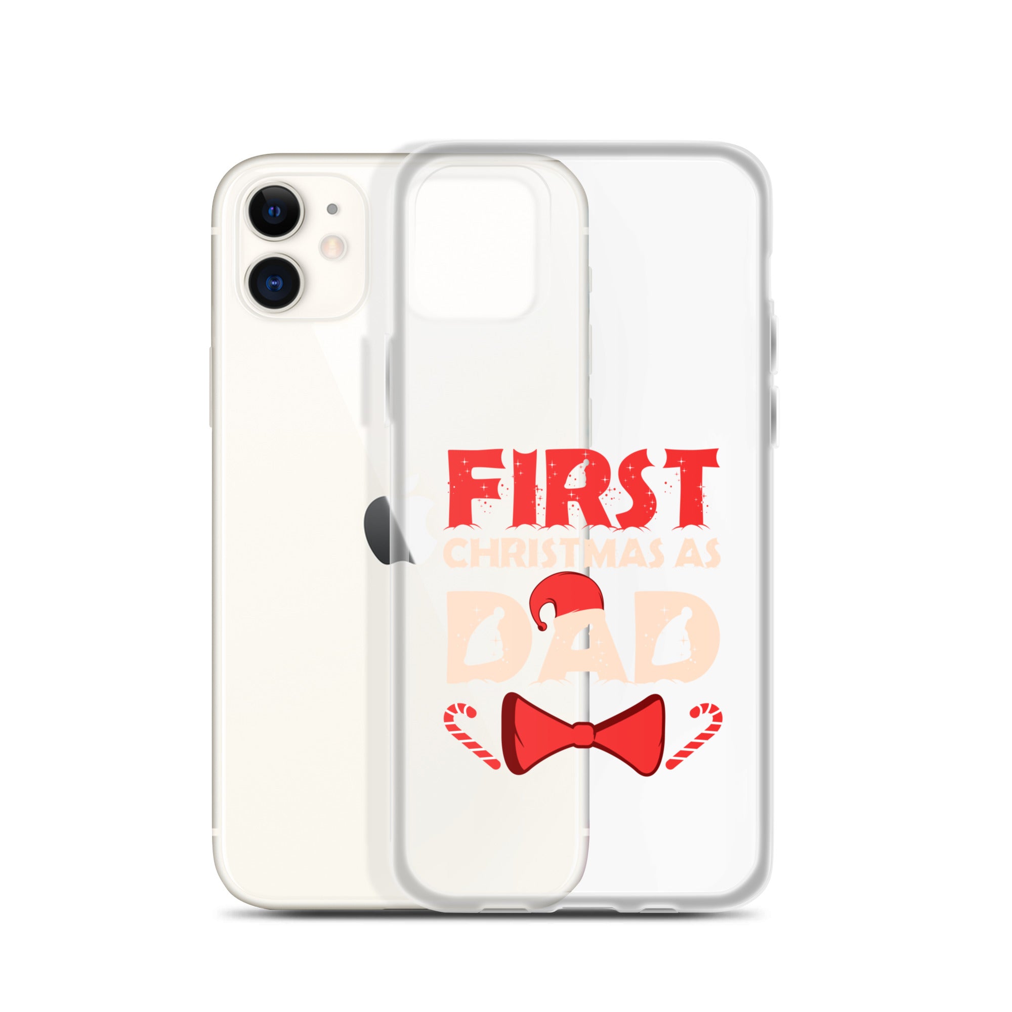 First Christmas As Dad Clear Case for iPhone®