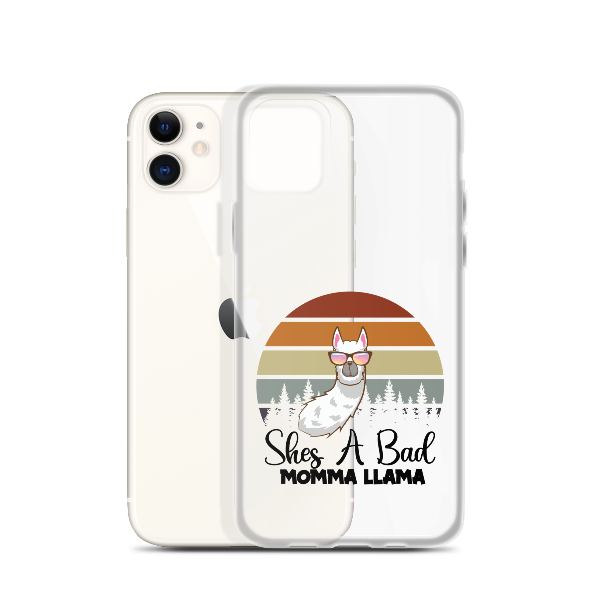 She's A Bad Momma Llama Clear Case for iPhone®