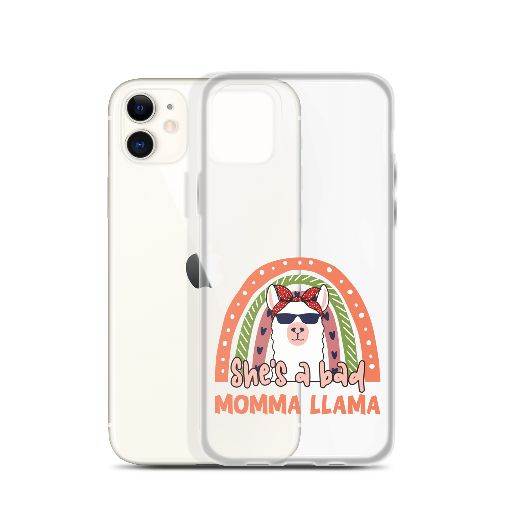 She's A Bad Momma Llama Clear Case for iPhone®