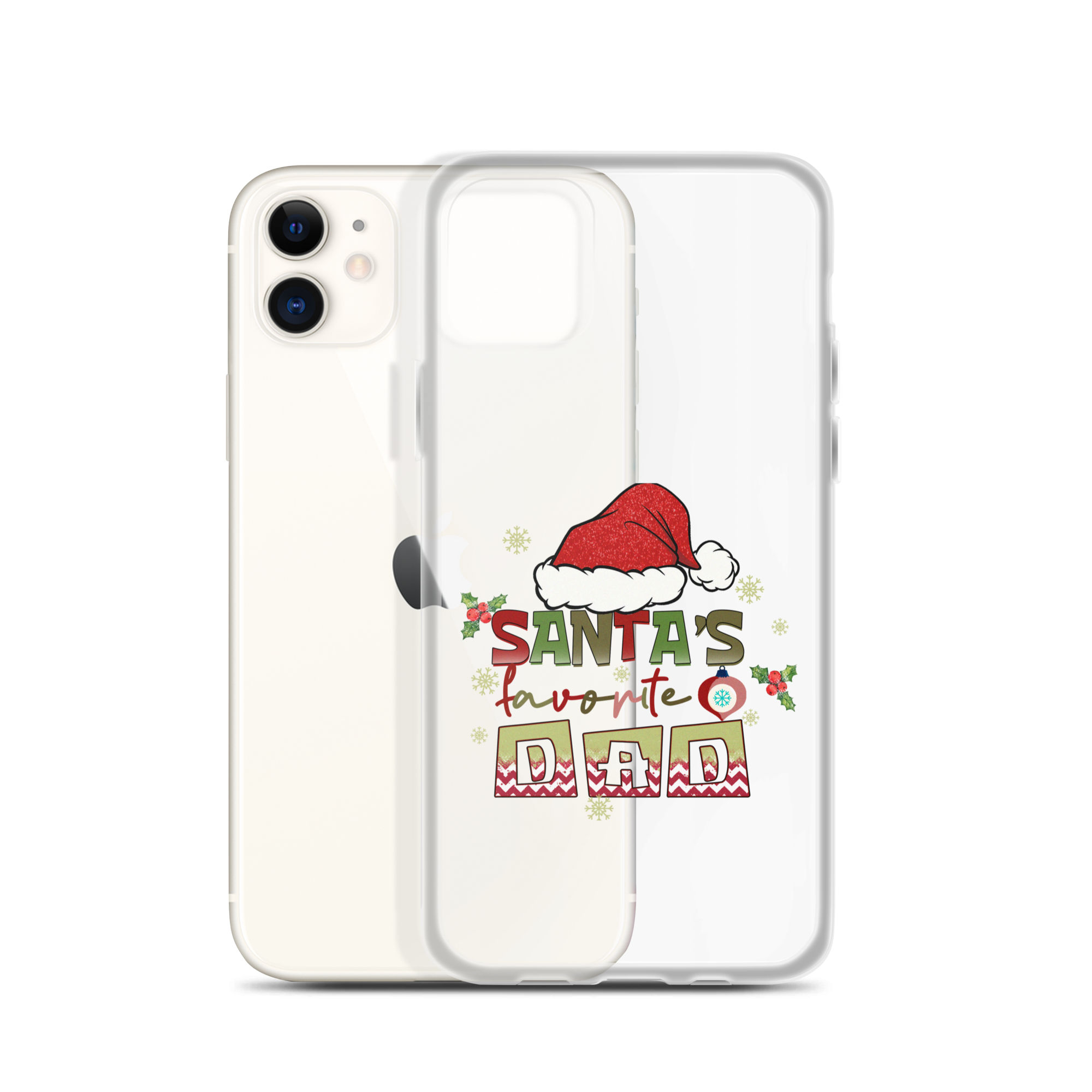 Santa's Favorite Dad Clear Case for iPhone®