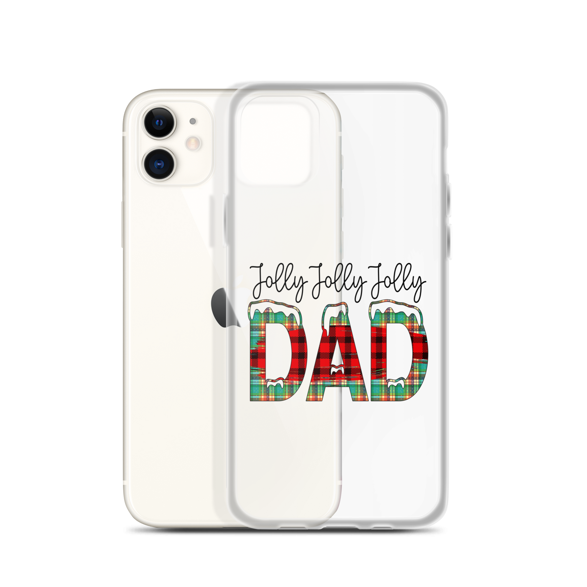 Jolly Jolly Jolly Dad Clear Case for iPhone®