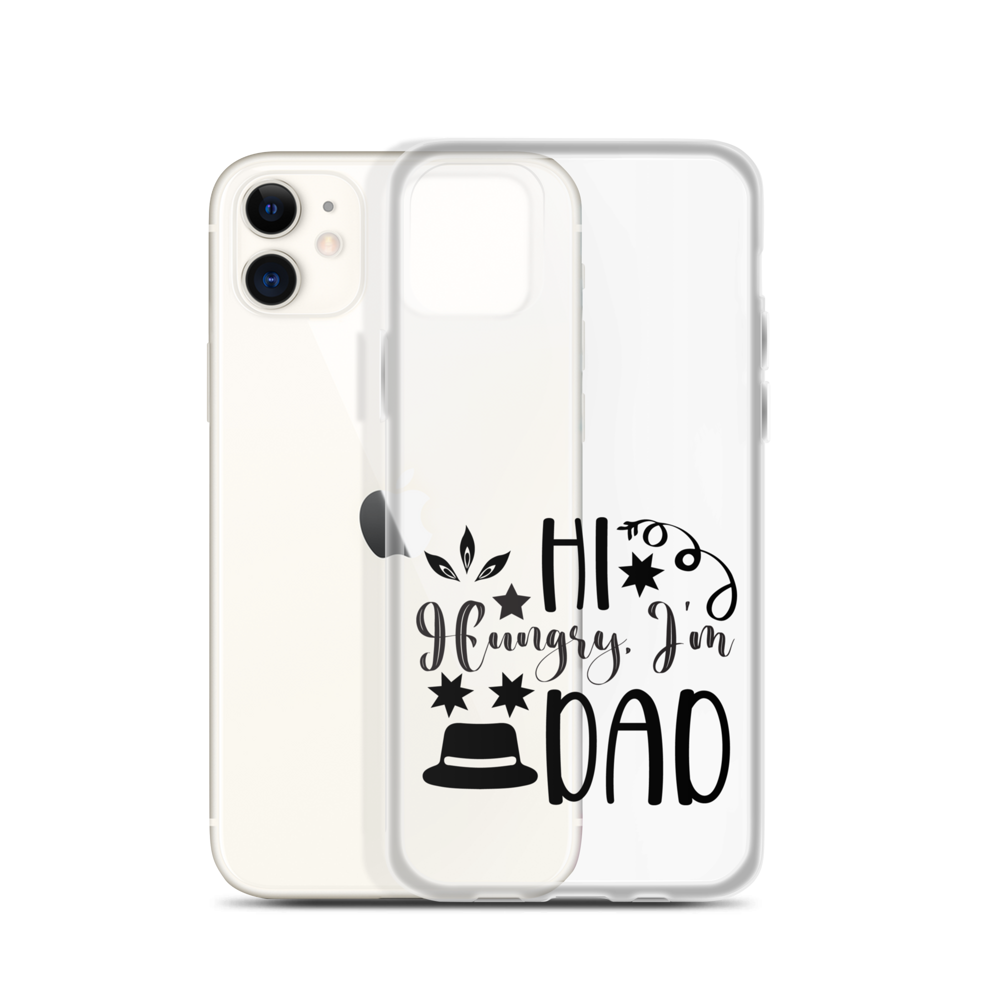 Hi, Hangry, I'm Dad. Clear Case for iPhone®