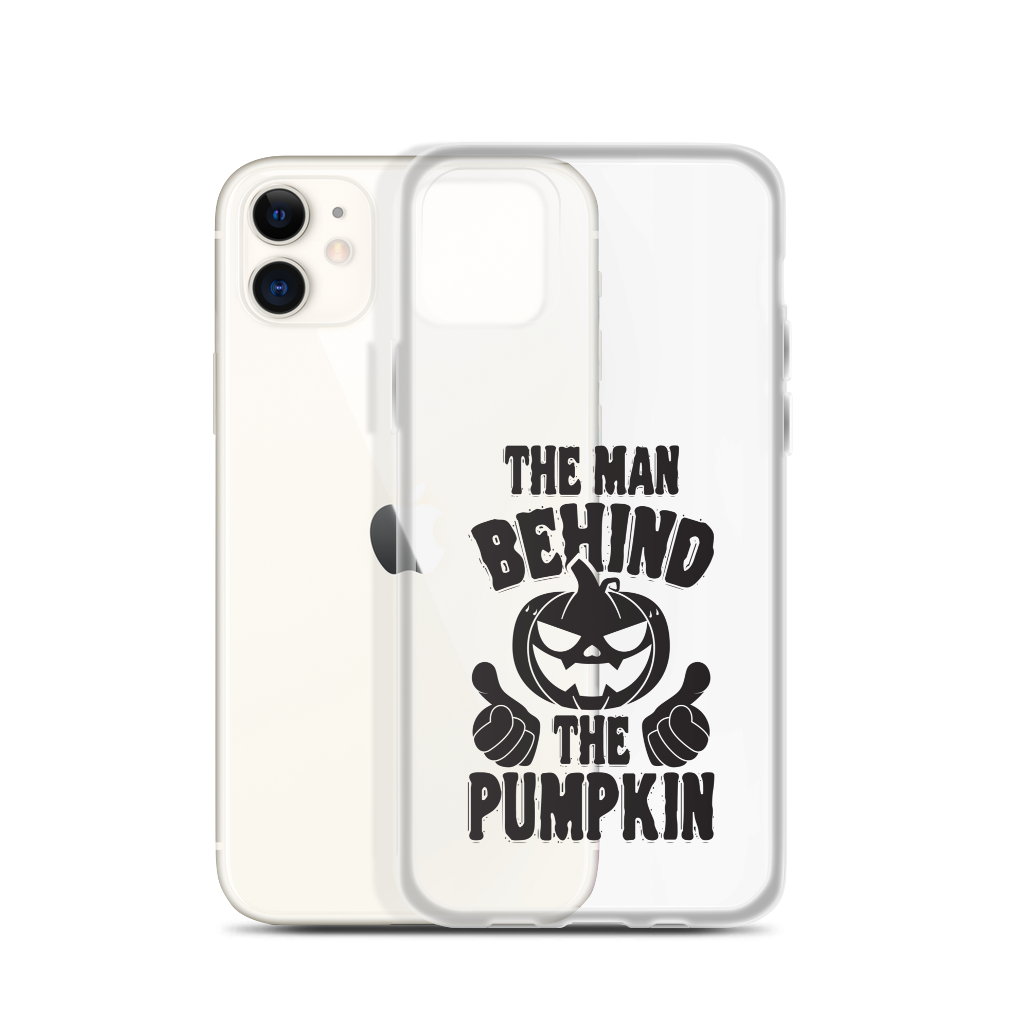 The Man Behind The Pumpkin Clear Case for iPhone®