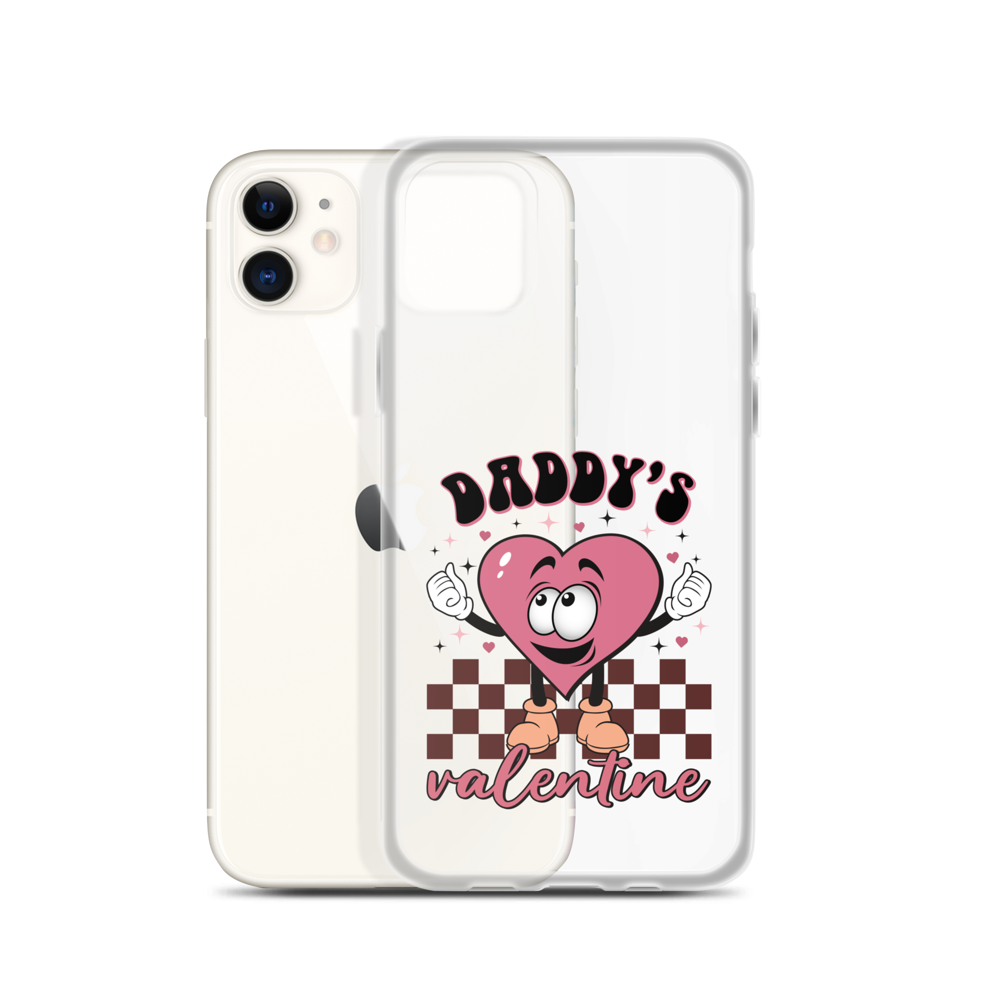 Daddy's Valentine Clear Case for iPhone®