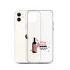 Wine Powering Moms Since Dawn Of Time Clear Case for iPhone®