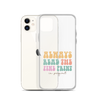 Always Read The Fine Print I'm Pregnant Clear Case for iPhone®