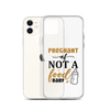 Pregnant AF Not A Food Baby Clear Case for iPhone®