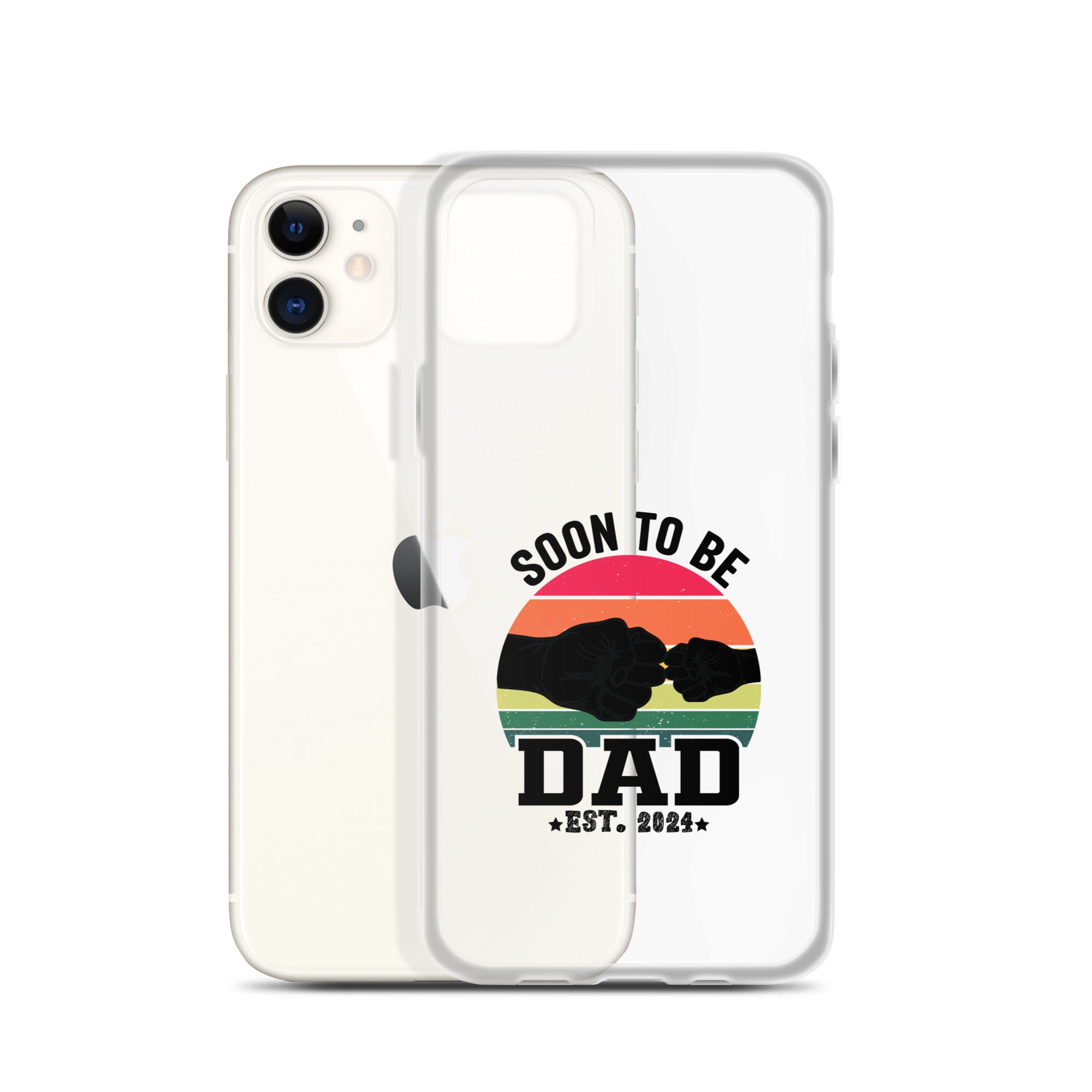 Soon To Be Dad Est. 2024 Clear Case for iPhone®