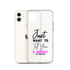 Just Want to Tell You A Secret I'm Pregnant Clear Case for iPhone®