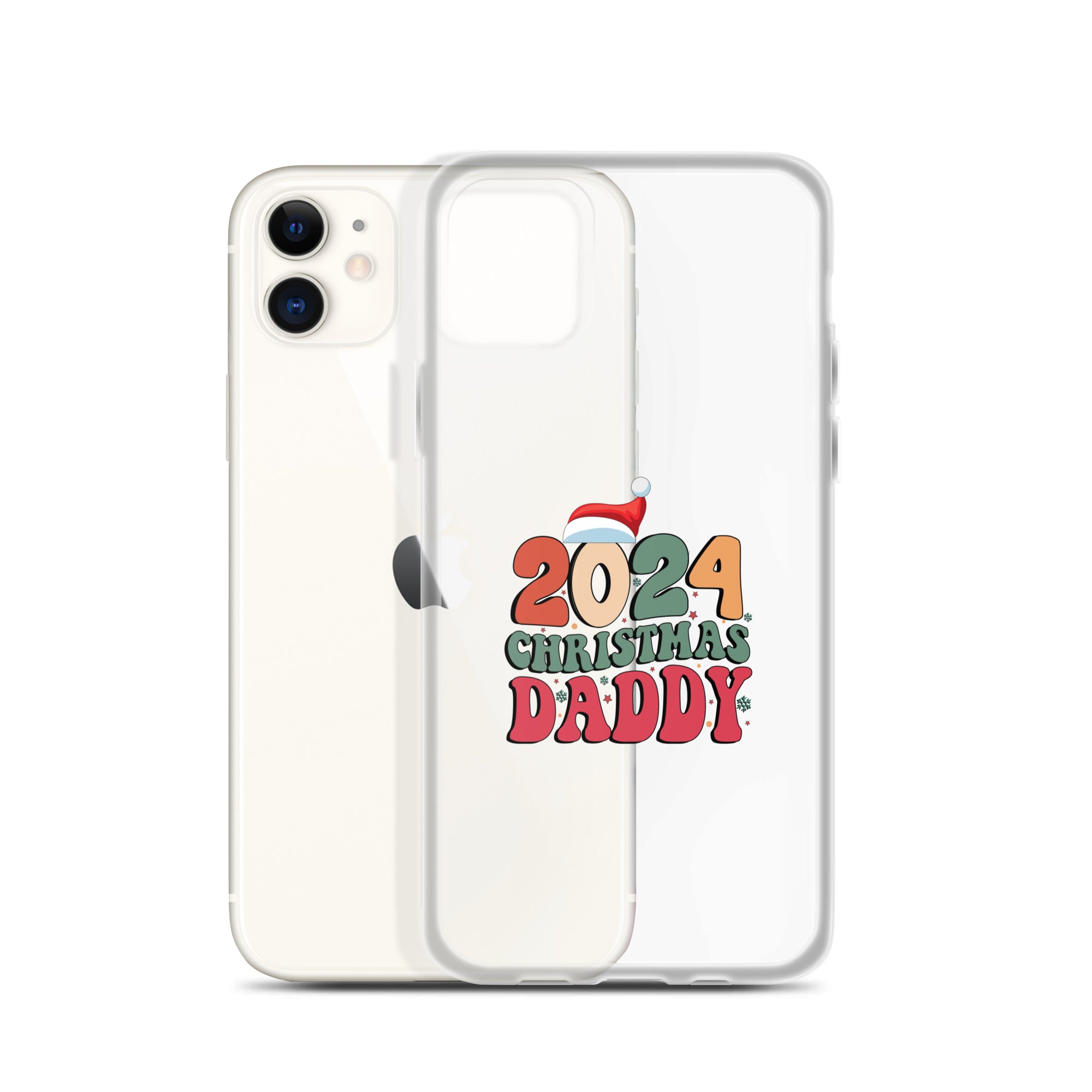 2024 Christmas Daddy Clear Case for iPhone®