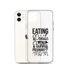 Eating Donuts For Two Funny Pregnant Mom Clear Case for iPhone®