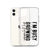 I Can't I'm Busy Growing A Human Clear Case for iPhone®