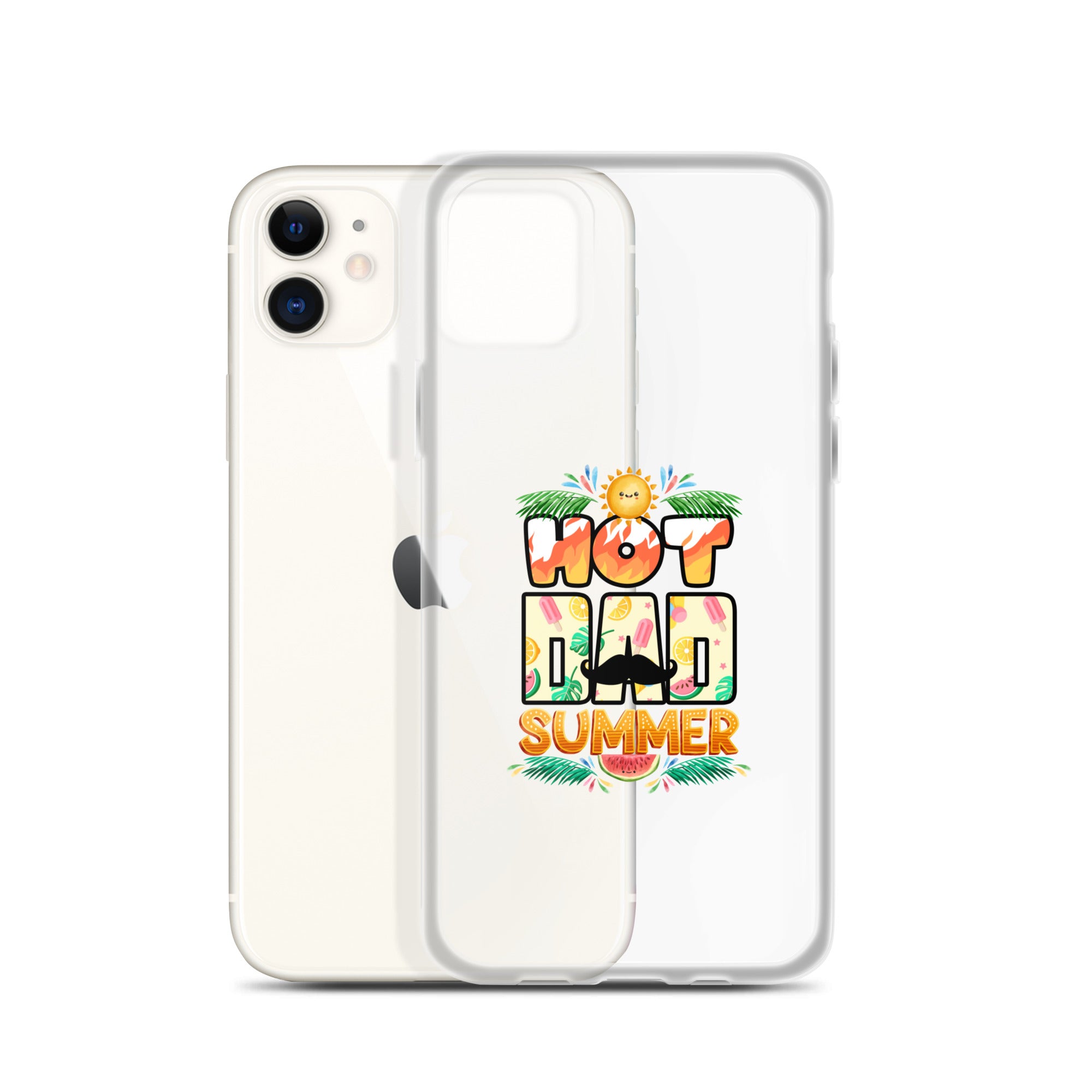 Hot Dad Summer Clear Case for iPhone®