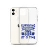 Surviving Fatherhood One Beer At A time Clear Case for iPhone®