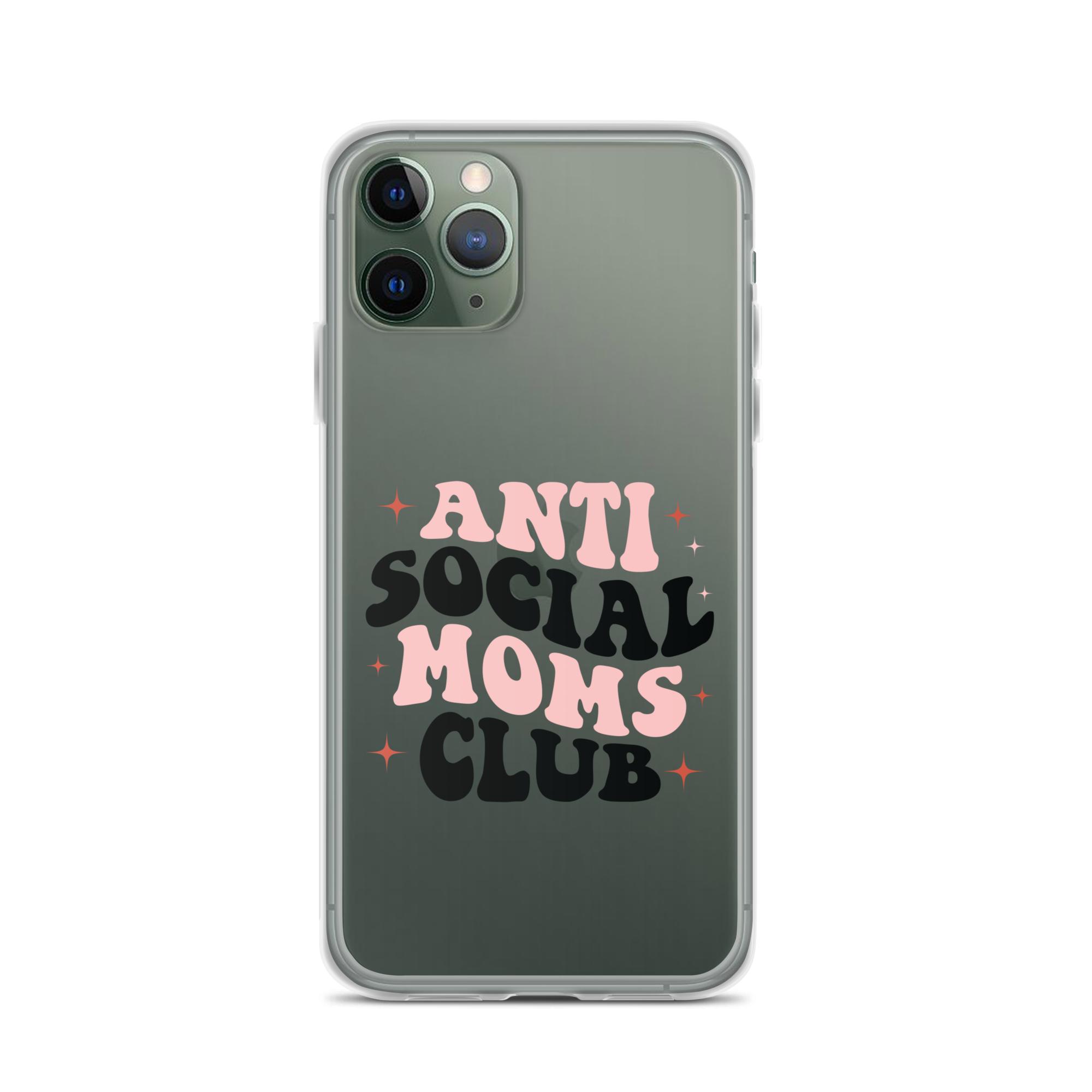 Anti Social Moms Club Clear Case for iPhone®