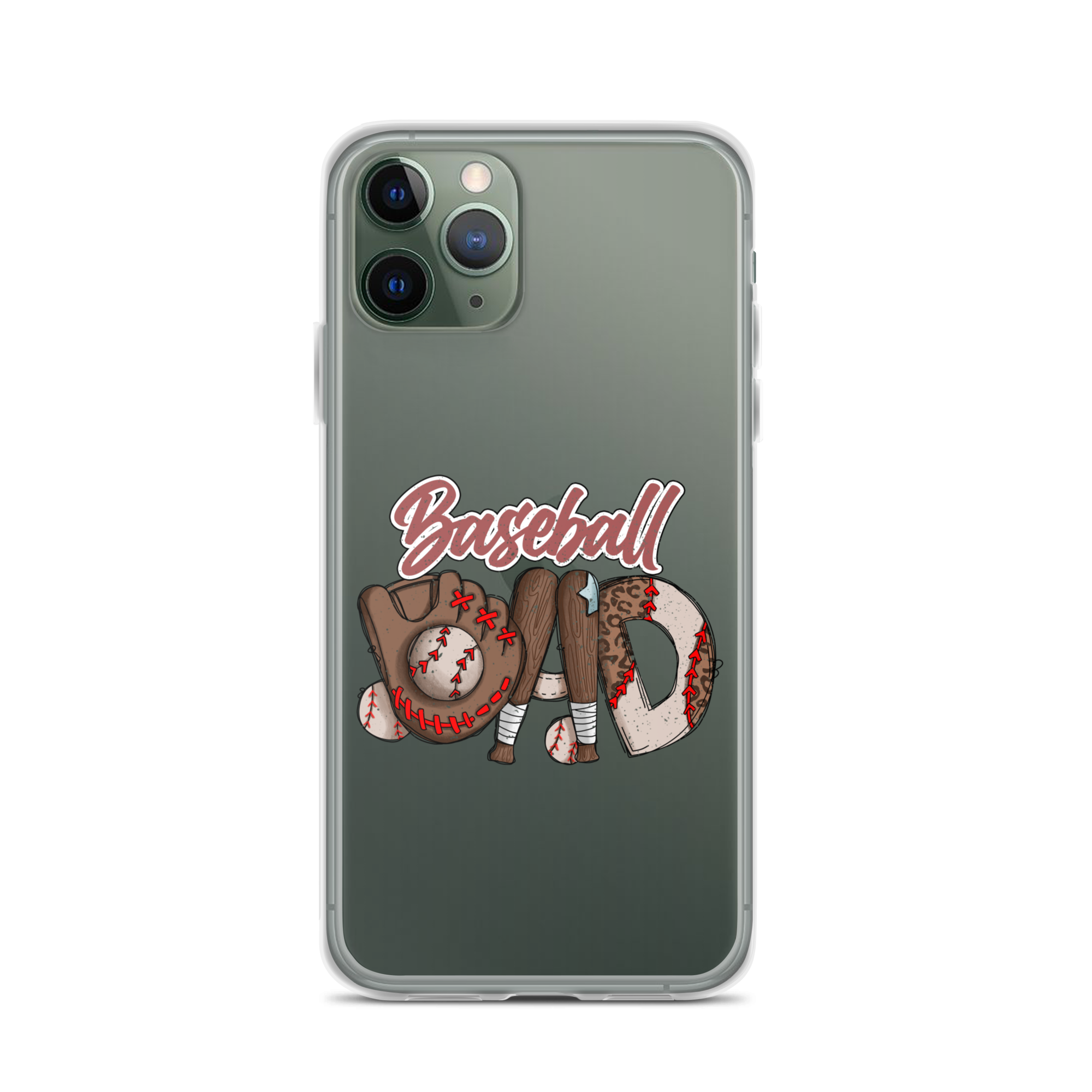 Baseball Dad Clear Case for iPhone®