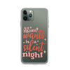 All Mom Wants Is A Silent Night Clear Case for iPhone®