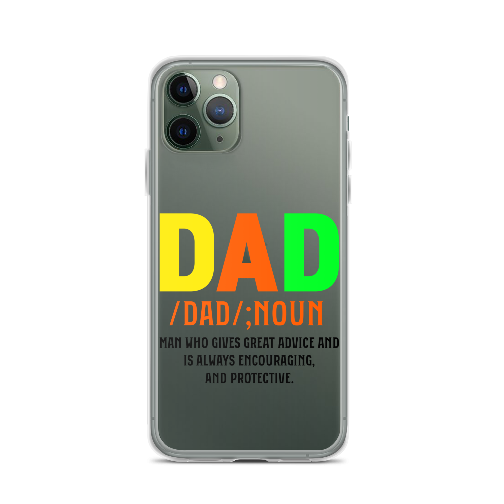 Dad Man Who Gives Great Advice And Is Always encouraging And Protective Clear Case for iPhone®