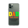 Dad Man Who Gives Great Advice And Is Always encouraging And Protective Clear Case for iPhone®