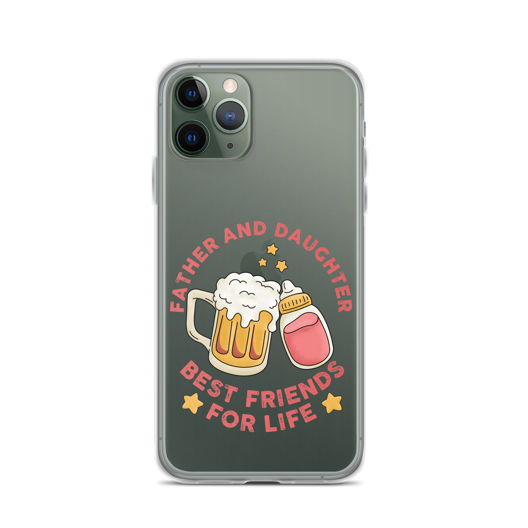 Father And Daughter Best Friends For Life Clear Case for iPhone®