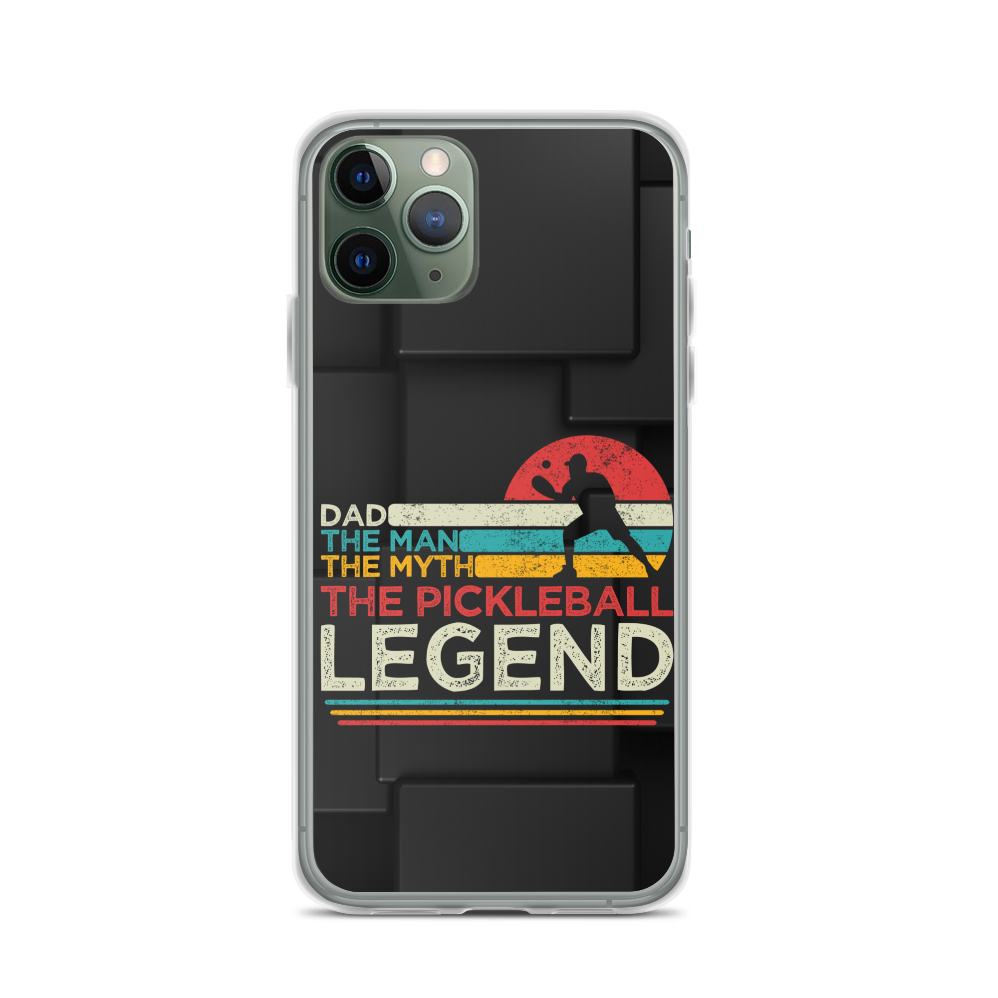 Dad The Man The Myth The Pickleball Legend Clear Case for iPhone®