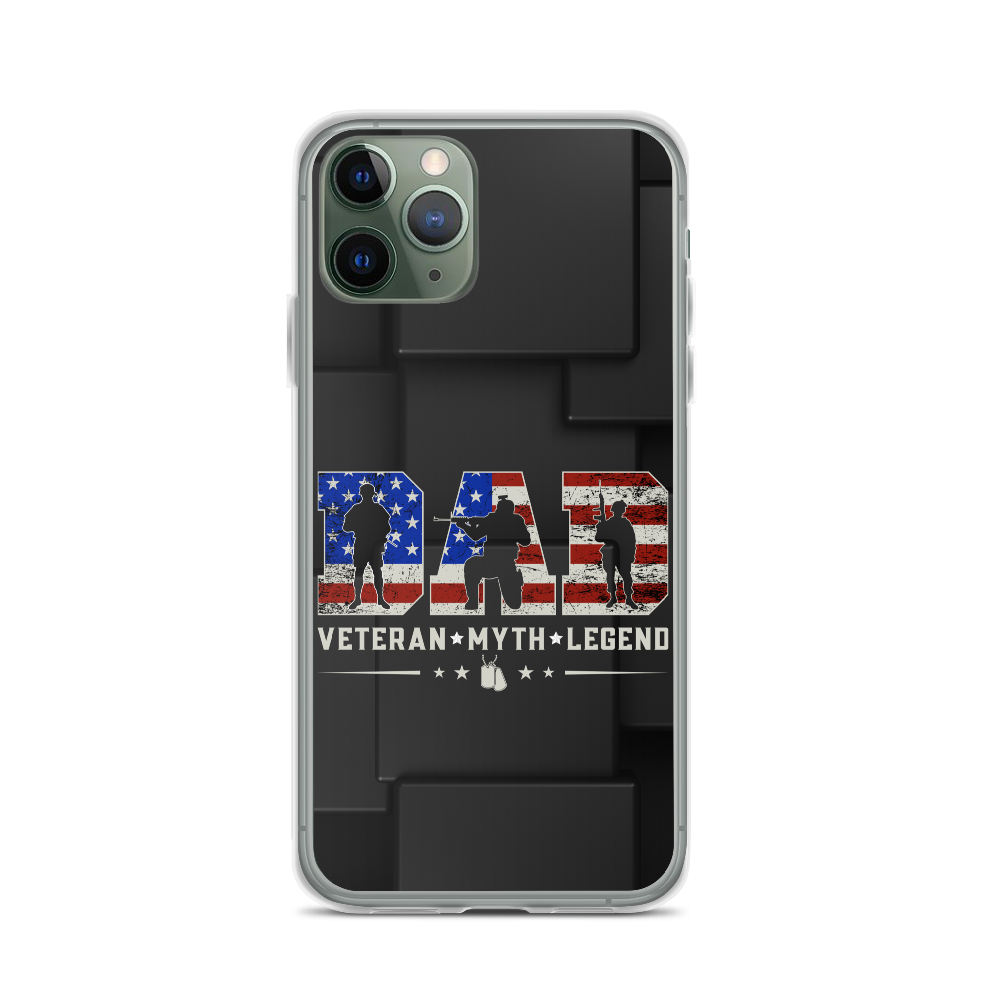 Dad Veteran Myth Legend Clear Case for iPhone®