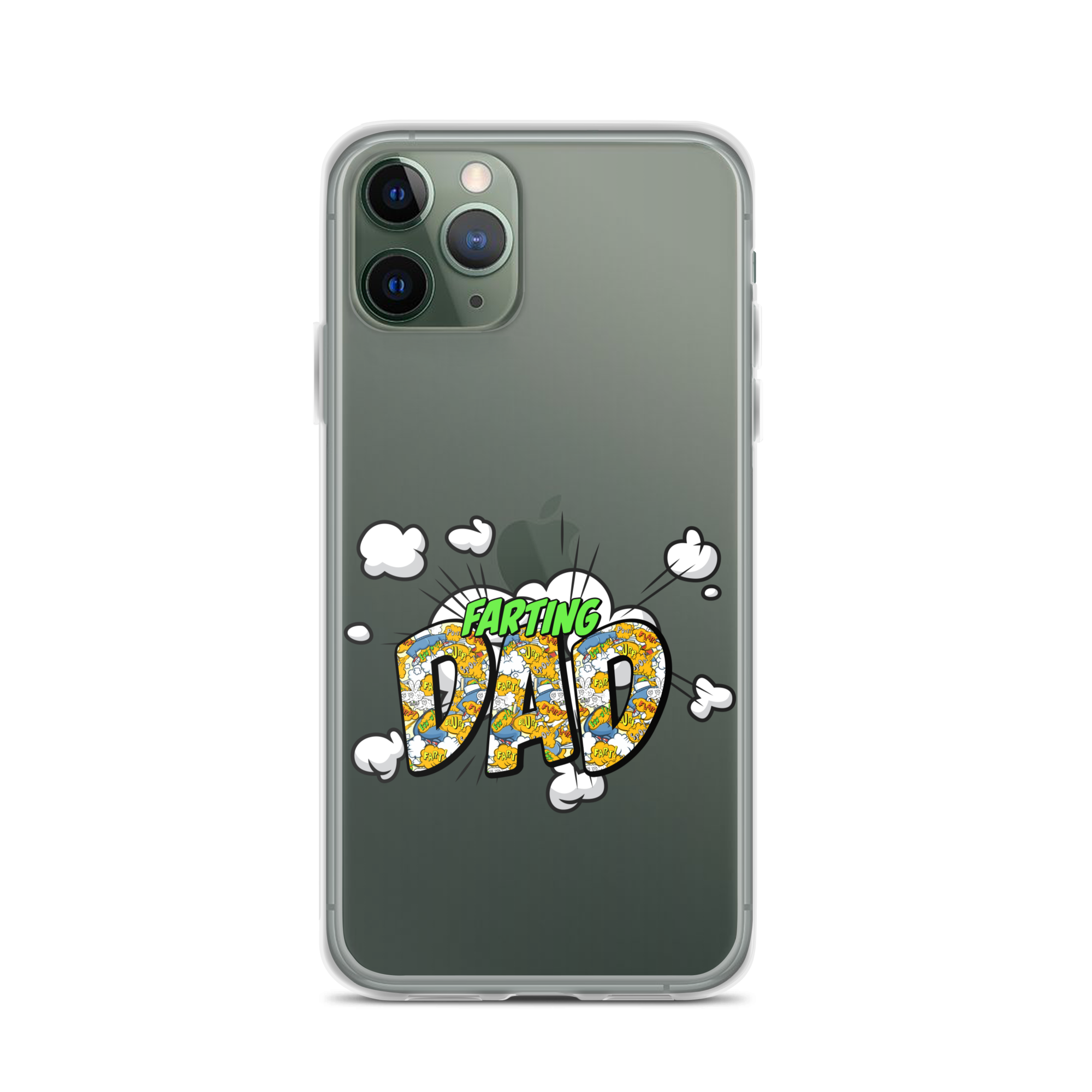 Farting Dad Clear Case for iPhone®