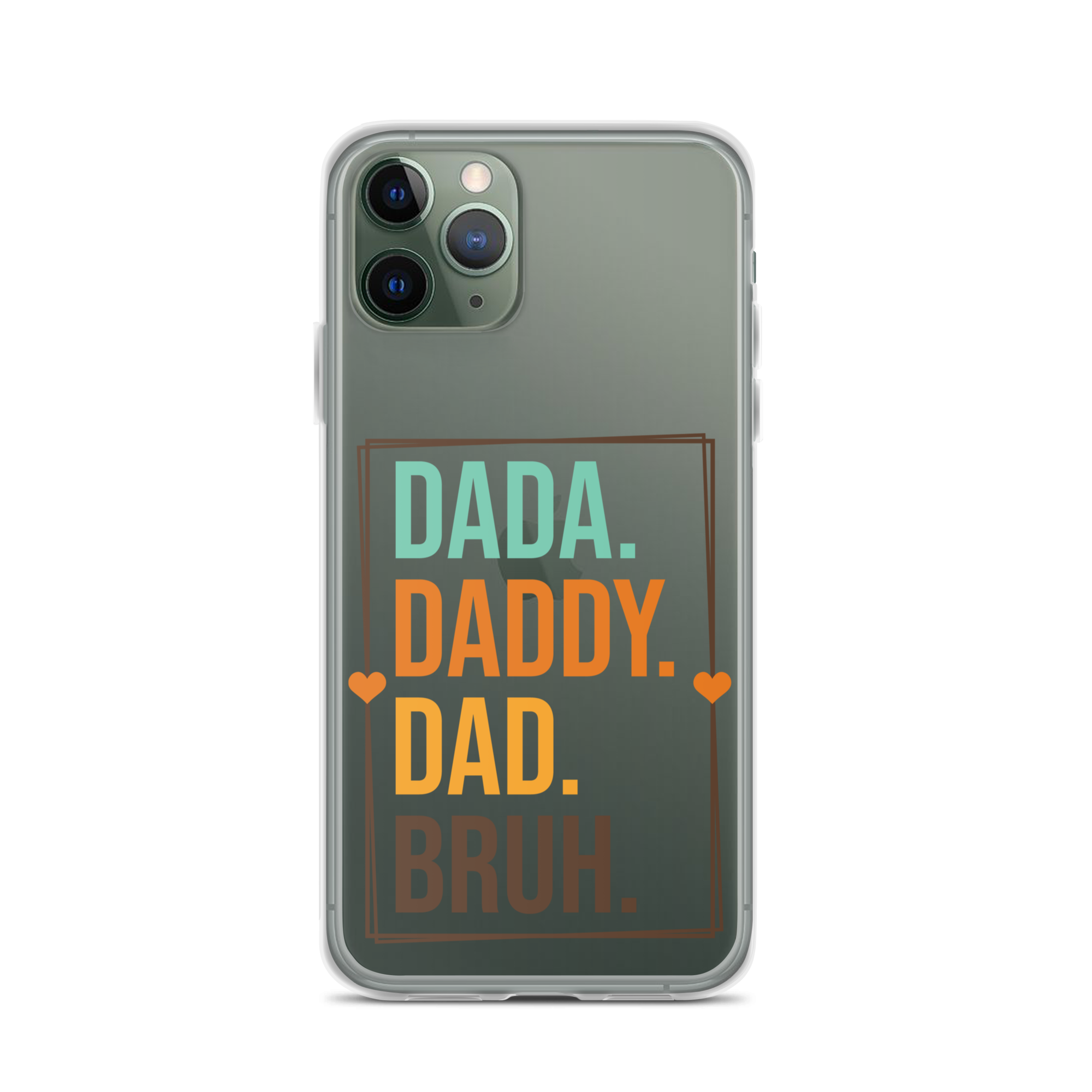 Dada. Daddy. Dad. Bruh. Clear Case for iPhone®