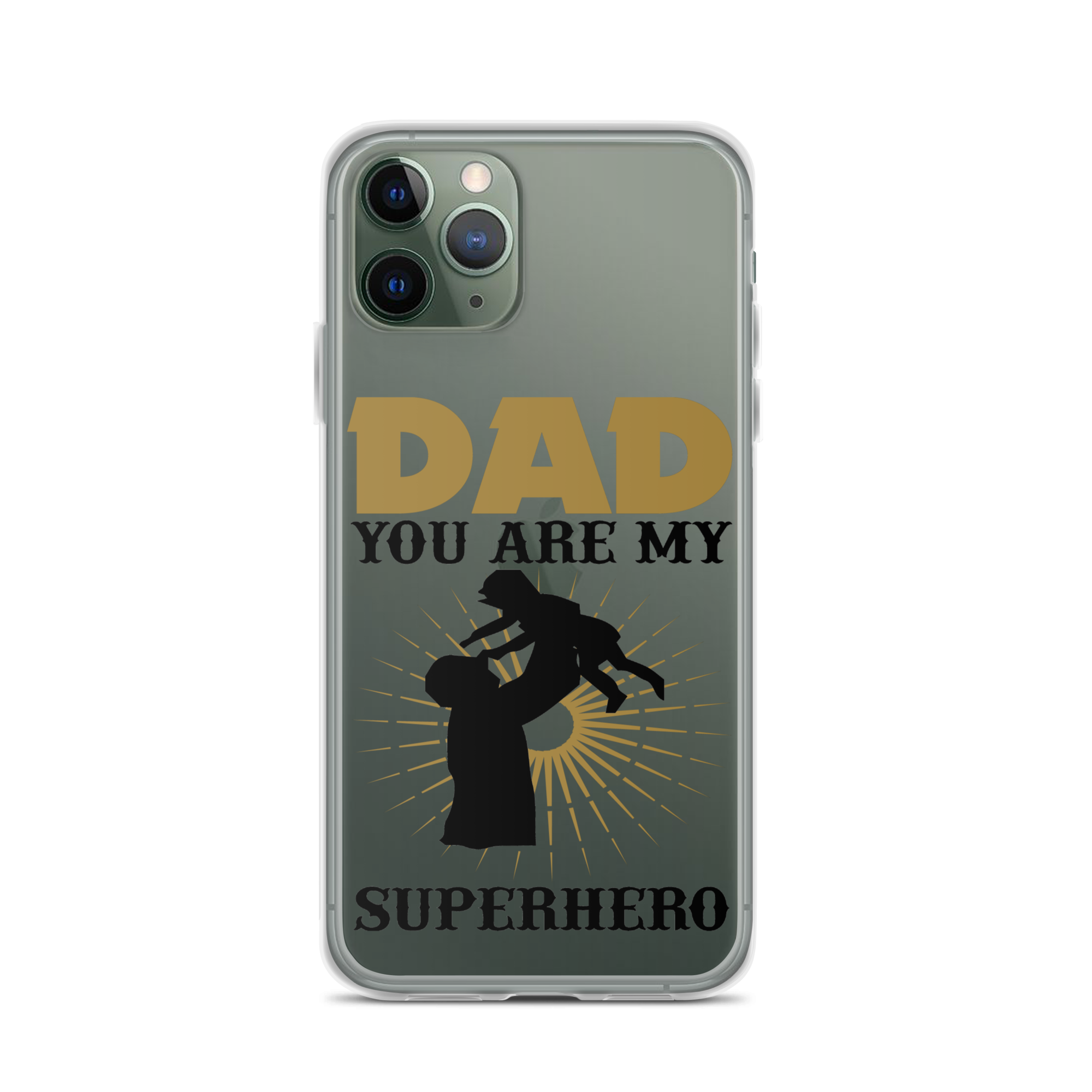 Dad You Are My Superhero Clear Case for iPhone®