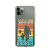 Dad And Son A Bond that can't Be Broken Clear Case for iPhone®