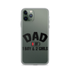 Dad Of 1 Boy And 2 Girls Clear Case for iPhone®