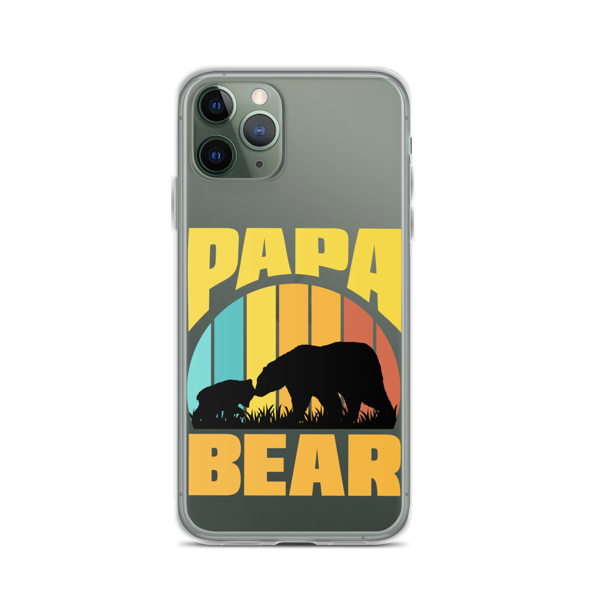 Papa Bear Clear Case for iPhone®