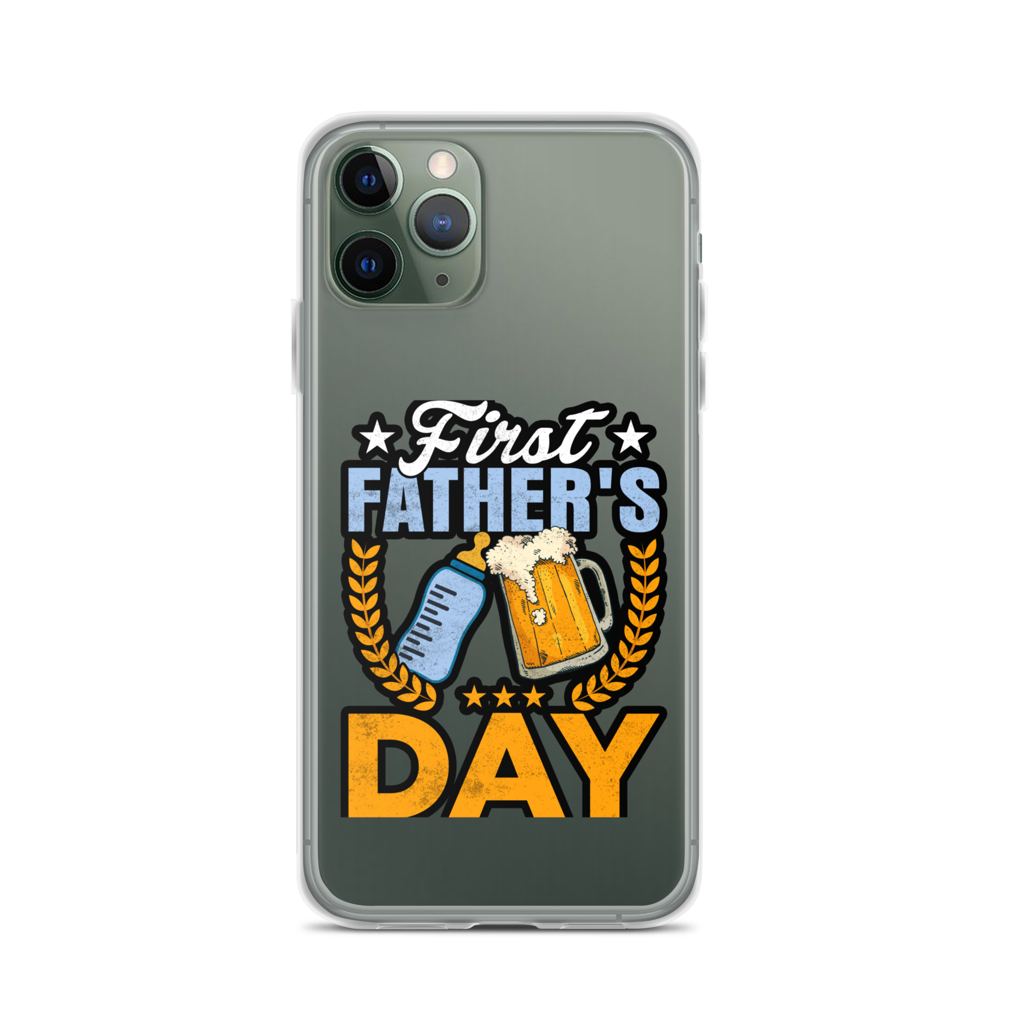 First Father's Day Clear Case for iPhone®