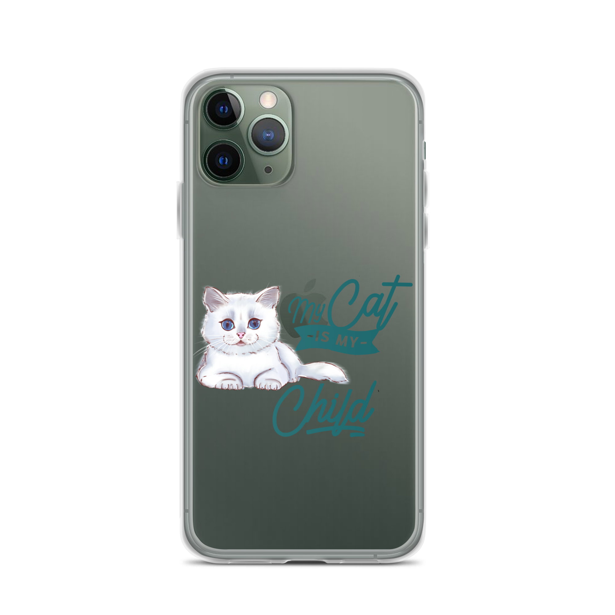 My Cat Is My Child Clear Case for iPhone®