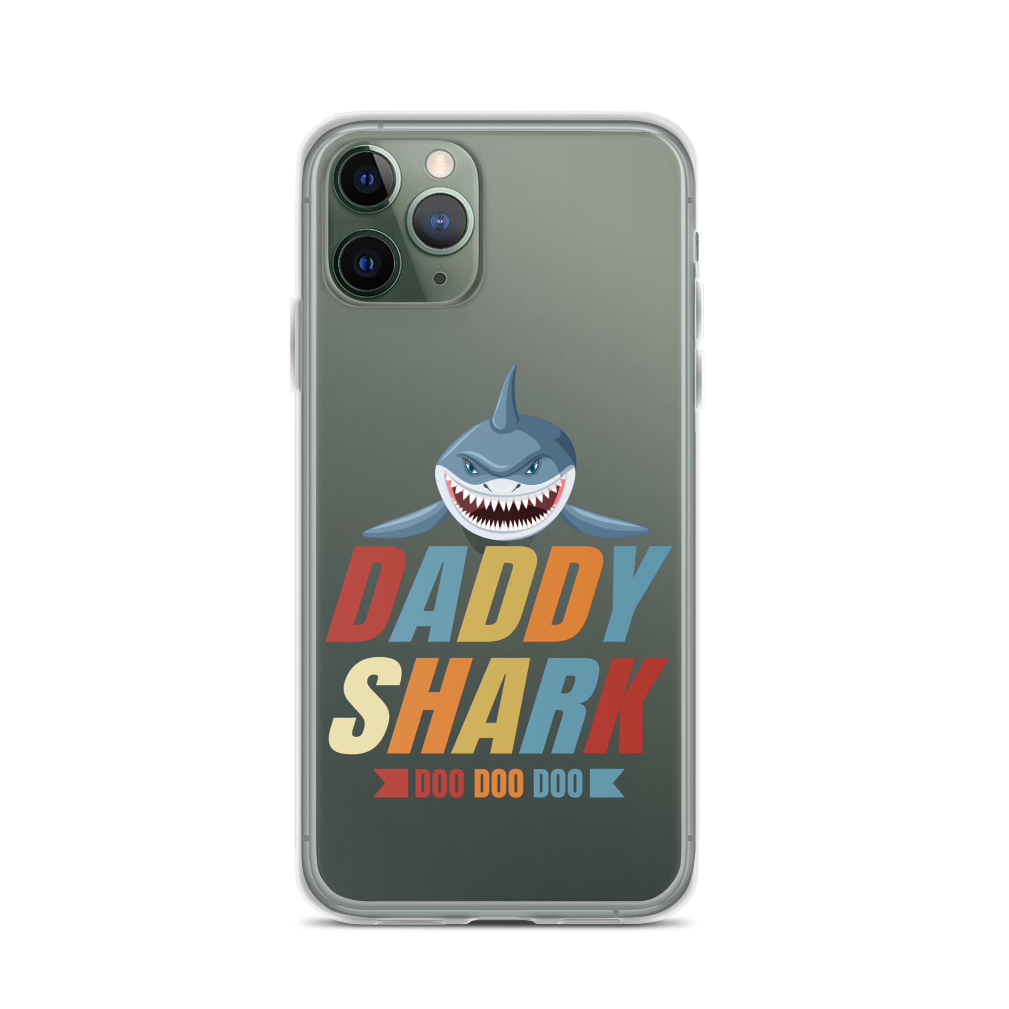 Daddy Shark Doo Doo Doo Clear Case for iPhone®