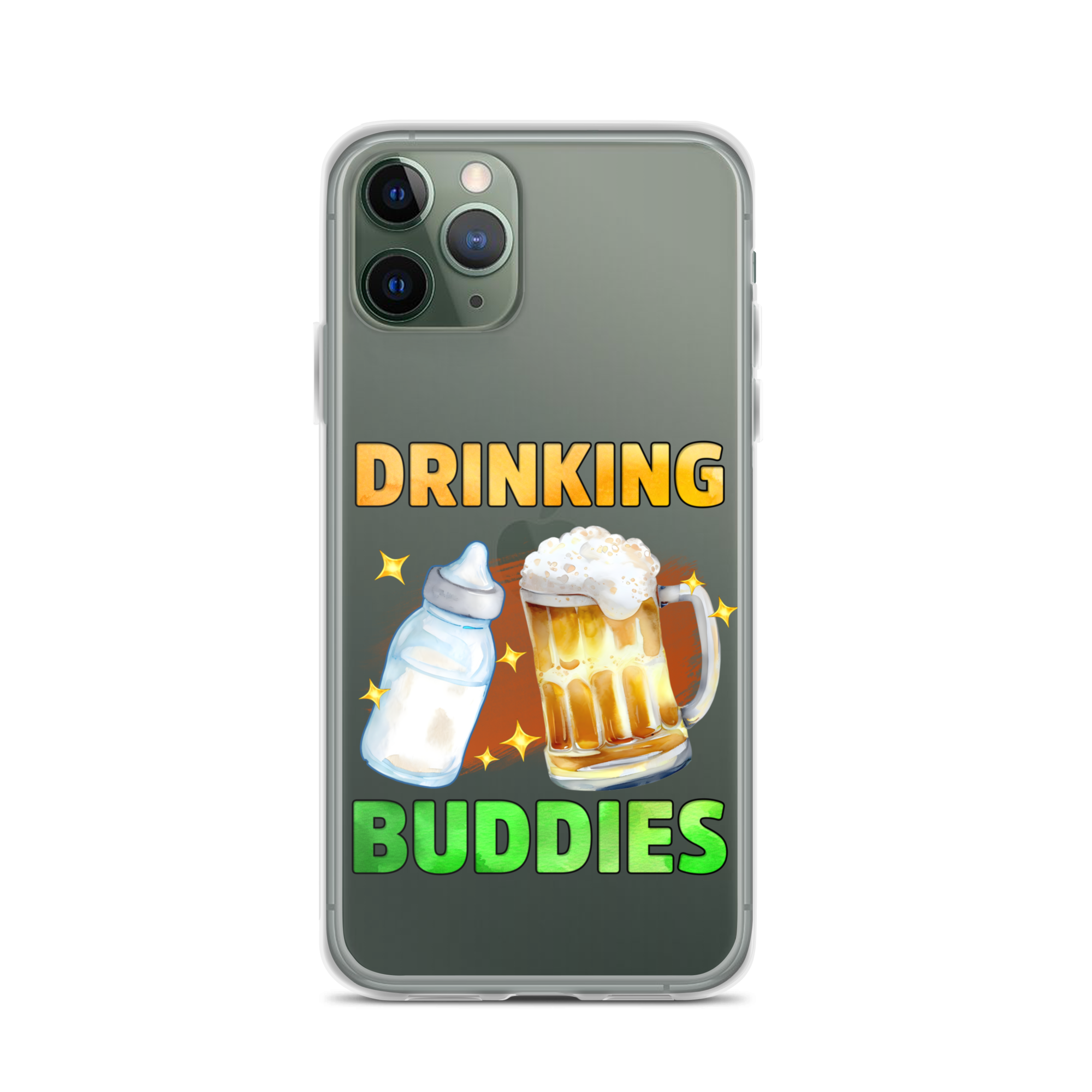 Drinking Buddies Clear Case for iPhone®