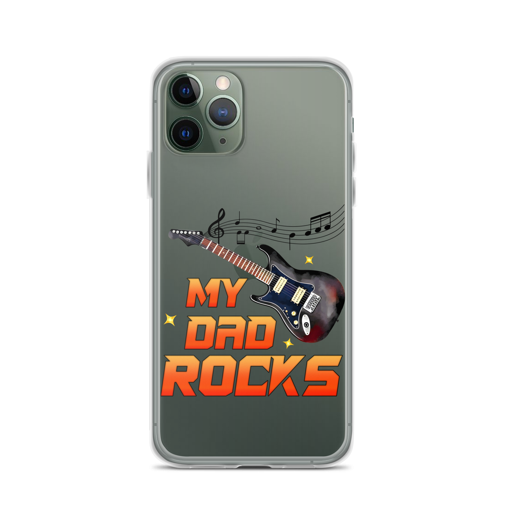 My Dad Rocks Clear Case for iPhone®